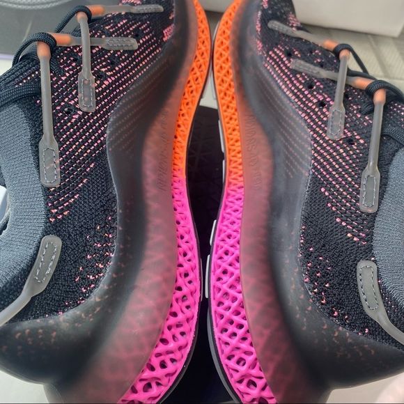 🆕 Adidas 4D Fusio 'Black Orange Pink'  - Mens Sizes - Picture 9 of 15